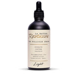 Closed 100ml bottle of La Nature Restaure’s Follicle Serum Light Formula