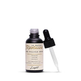 Open 30ml bottle of La Nature Restaure’s Follicle Serum Light Formula